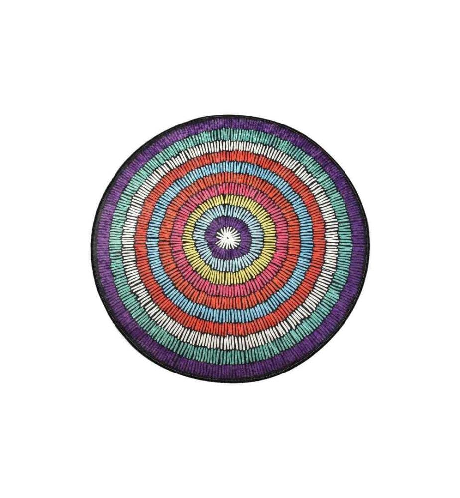 Bathmat, Multicolor, Velvet Fabric, 10 mm Pile Height