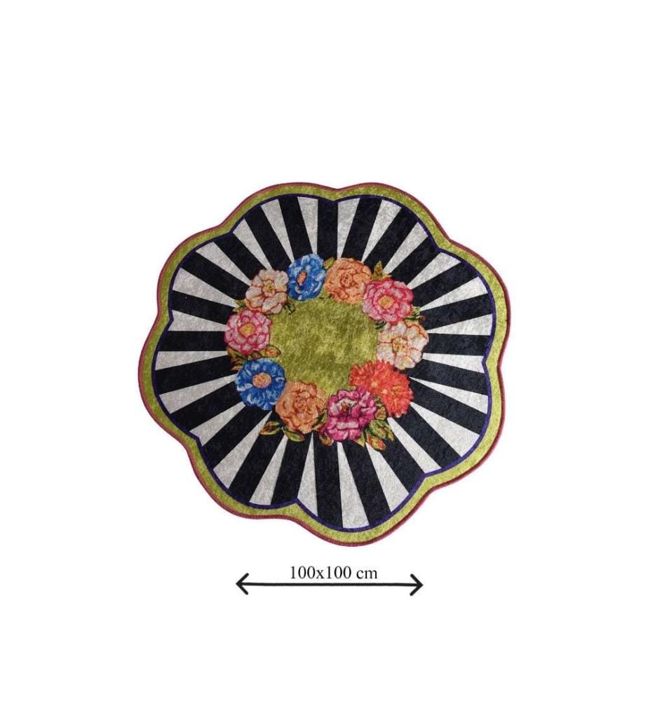 Bathmat, Multicolor, Velvet Fabric, 10 mm Pile Height
