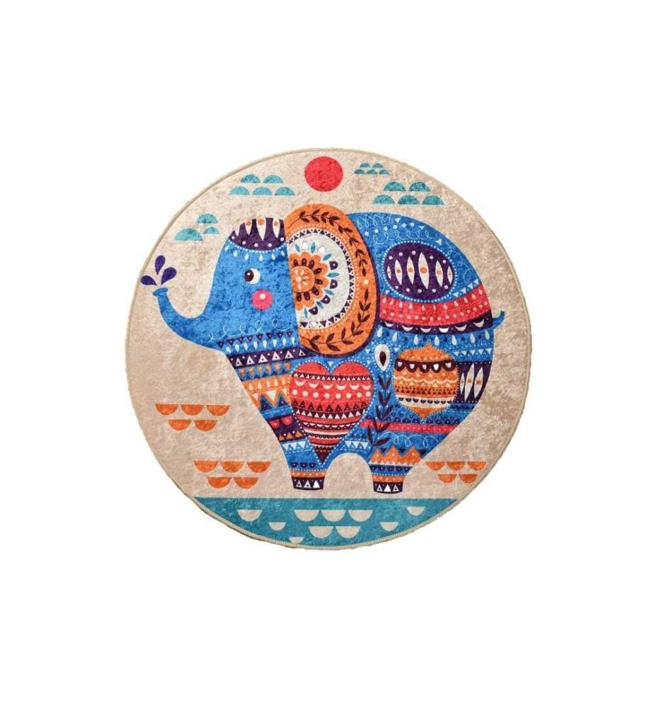 Bathmat, Multicolor, Velvet Fabric, 10 mm Pile Height