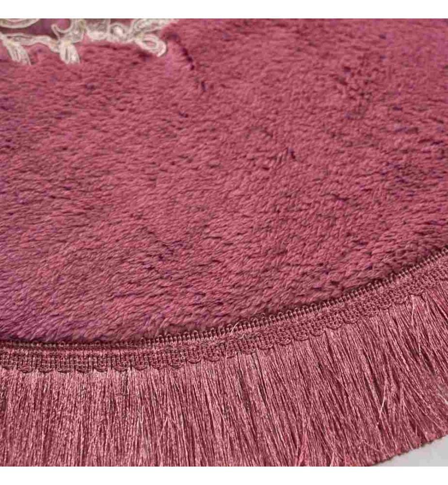 Badematten-Set, 2-teilig, Fuchsia, Polyester, 15 mm Florhöhe