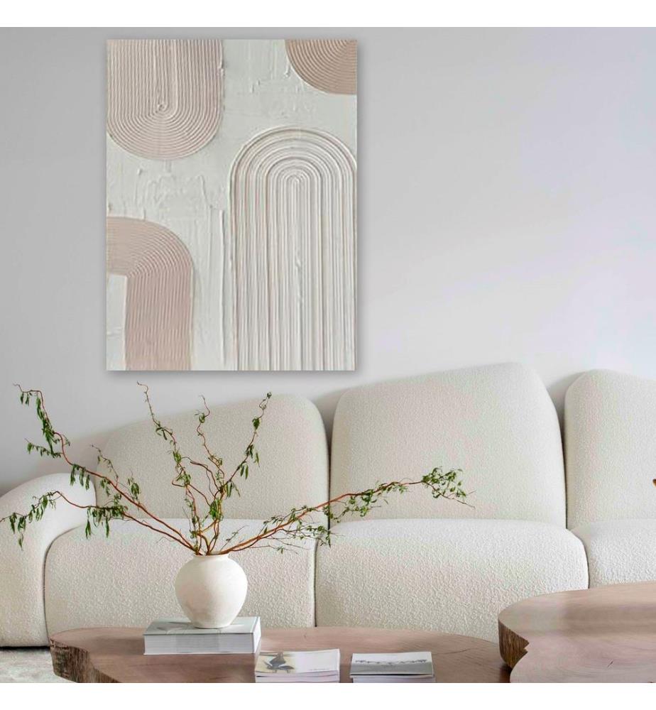 Dekoratives 3D-Leinwandbild, mehrfarbig, 100 % LEINWAND, Rahmen: 100 % HOLZ