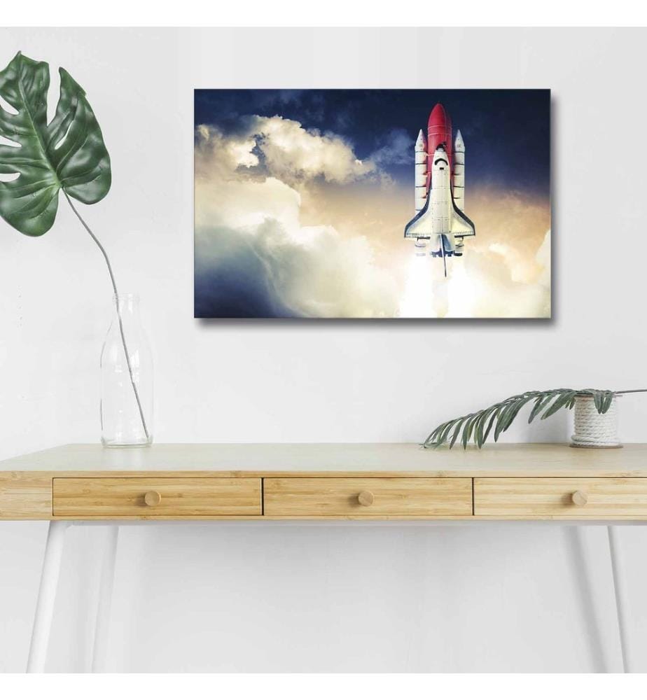 Dekoratives Leinwandbild mit LED-Beleuchtung, mehrfarbig, 100 % SUEDE CANVAS, Rahmen: 100 % Holz