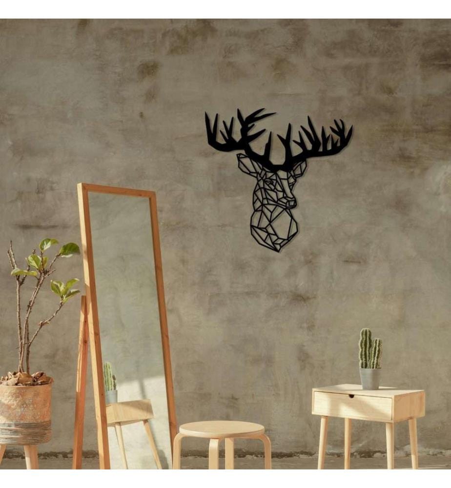 Decorative Metal Wall Accessory, Black, Metal
