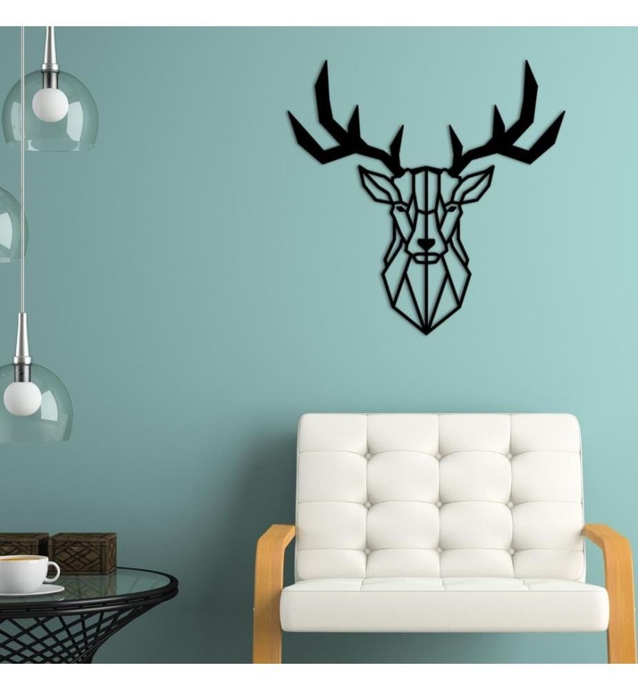 Decorative Metal Wall Accessory, Black, Metal