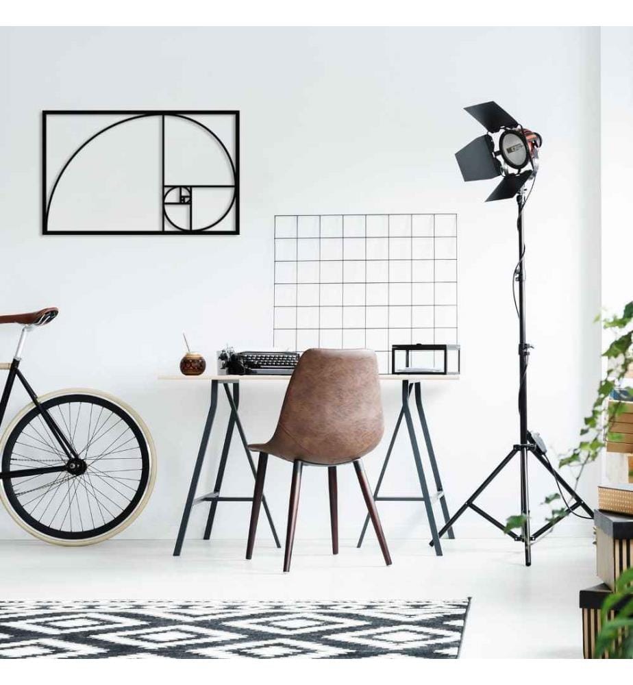Decorative Metal Wall Accessory, Black, Metal
