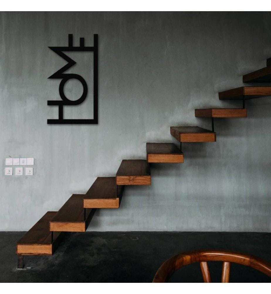 Decorative Metal Wall Accessory, Black, Metal