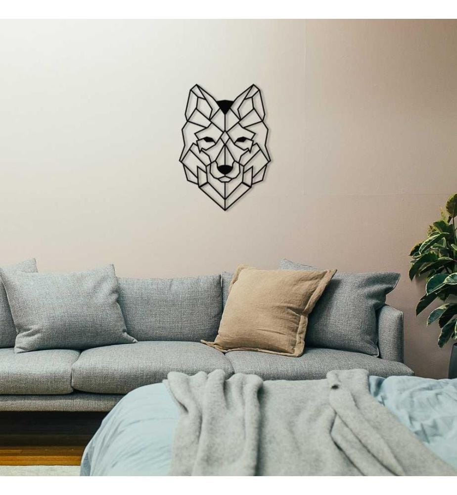 Decorative Metal Wall Accessory, Black, Metal