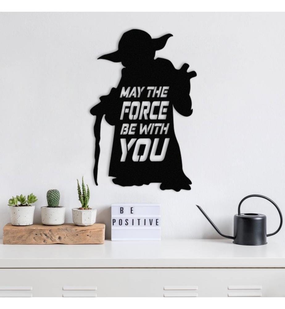 Decorative Metal Wall Accessory, Black, Metal
