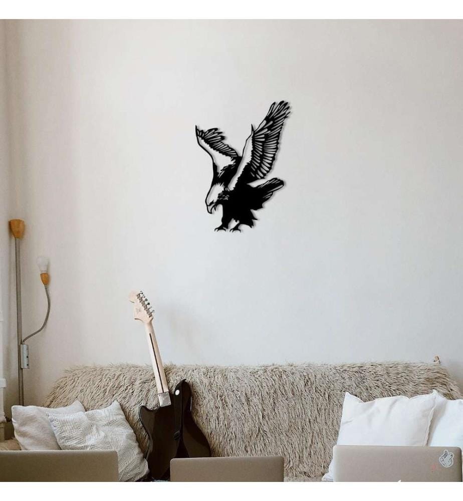 Decorative Metal Wall Accessory, Black, Metal