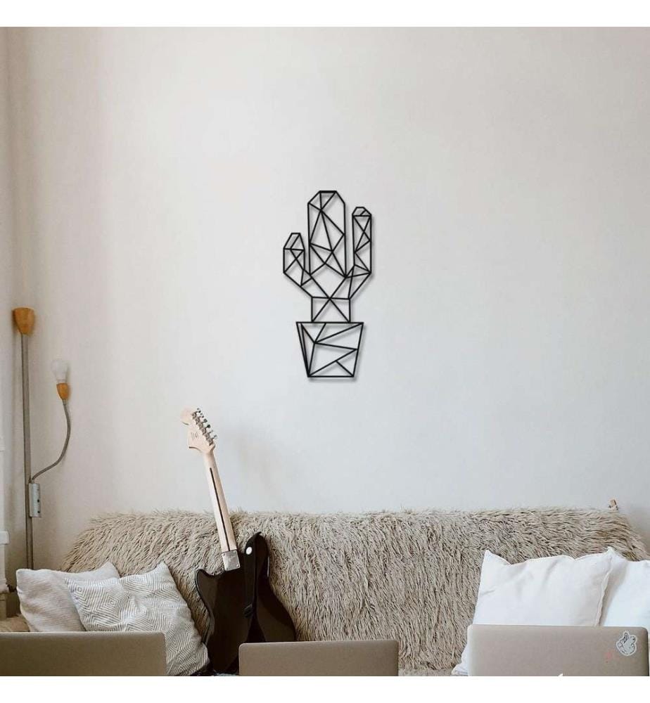Decorative Metal Wall Accessory, Black, Metal