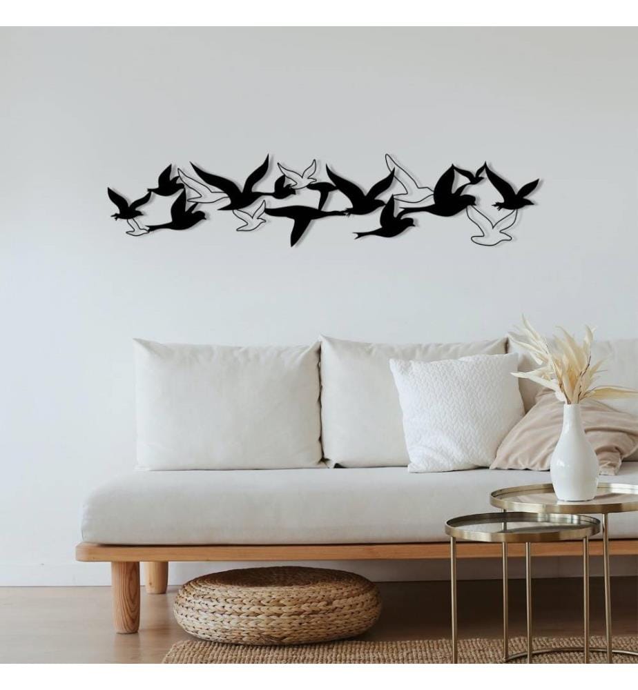 Decorative Metal Wall Accessory, Black, Metal