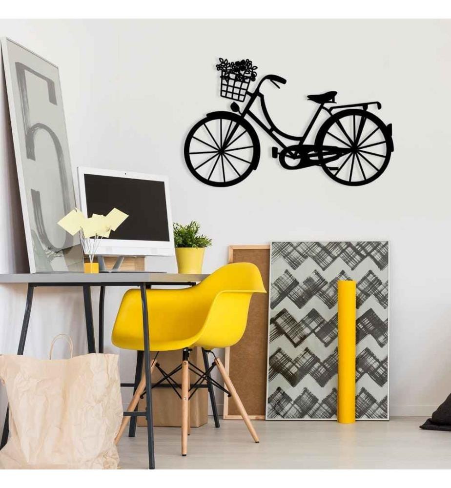 Decorative Metal Wall Accessory, Black, Metal