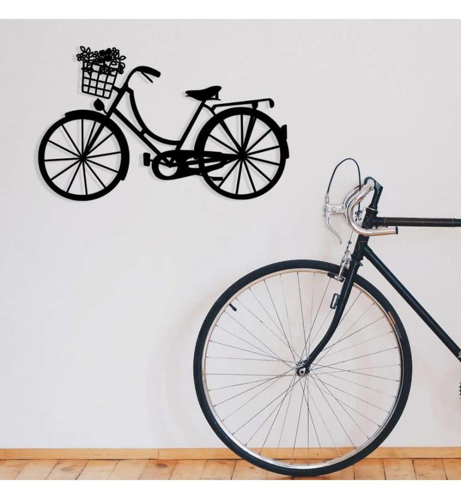 Decorative Metal Wall Accessory, Black, Metal