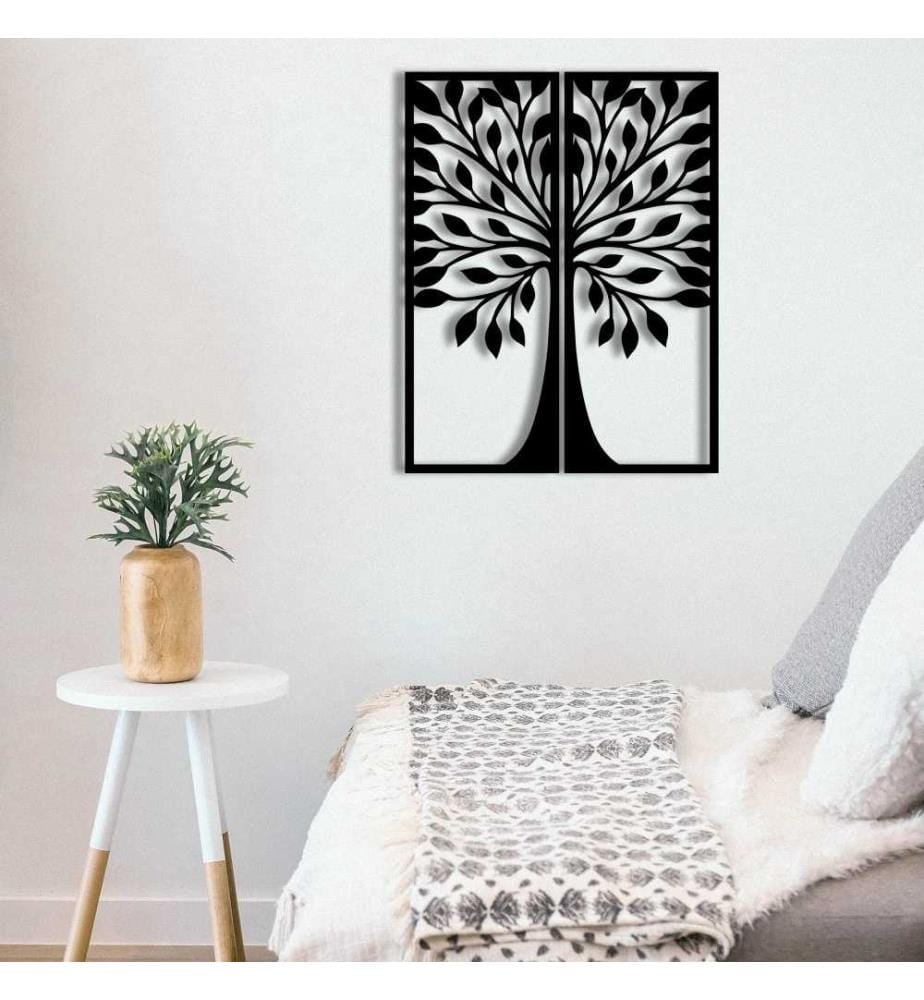 Decorative Metal Wall Accessory, Black, Metal