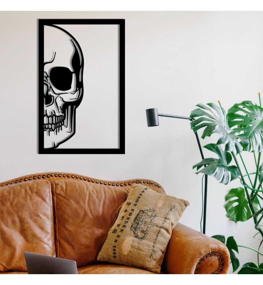Decorative Metal Wall Accessory, Black, Metal