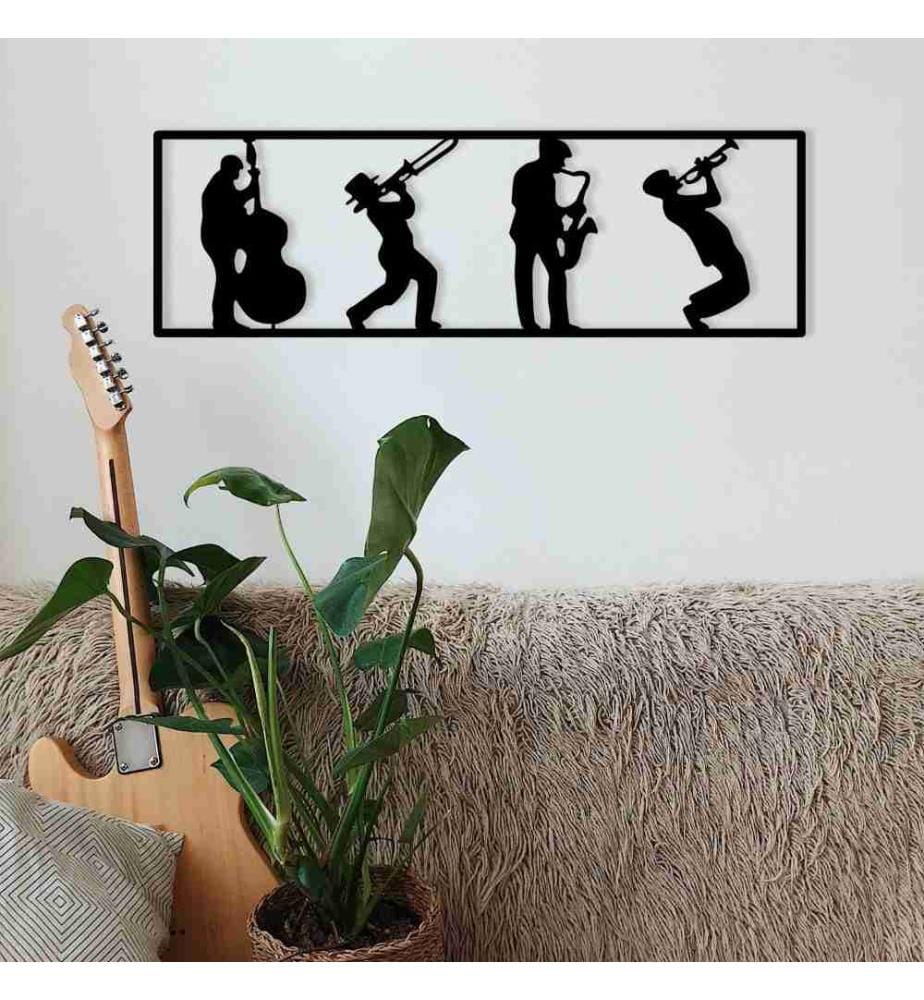 Decorative Metal Wall Accessory, Black, Metal