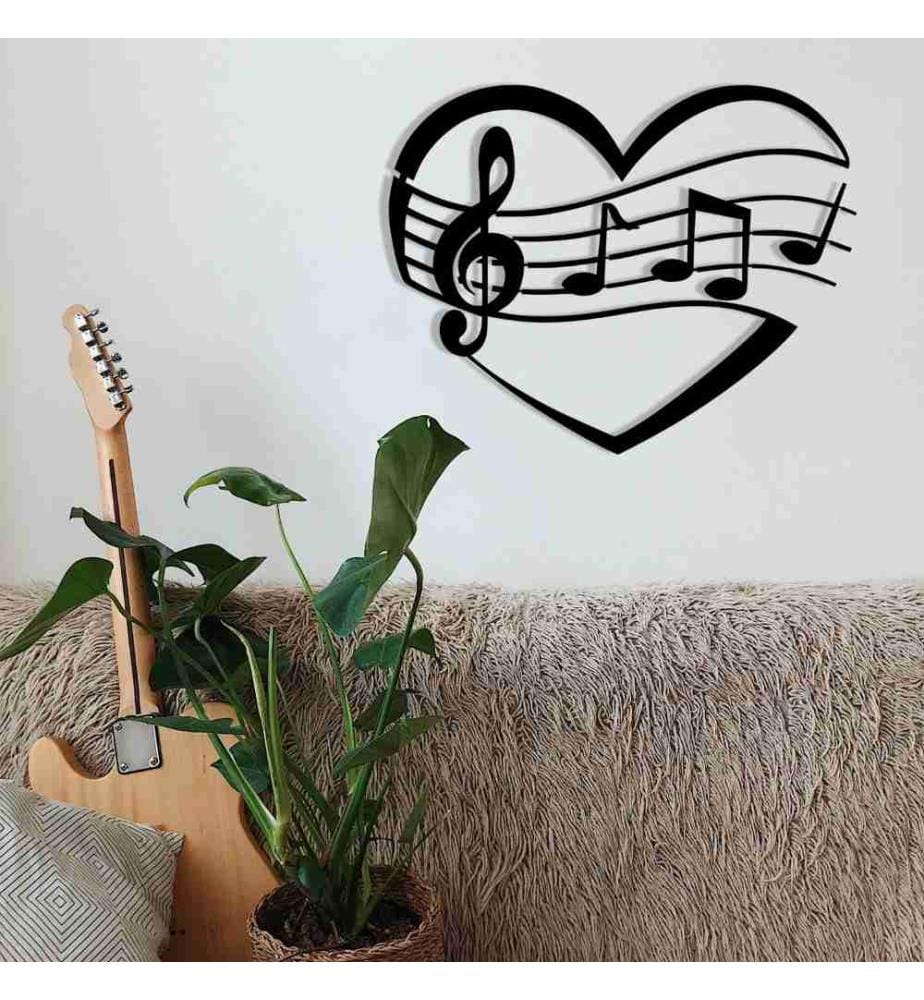 Decorative Metal Wall Accessory, Black, Metal