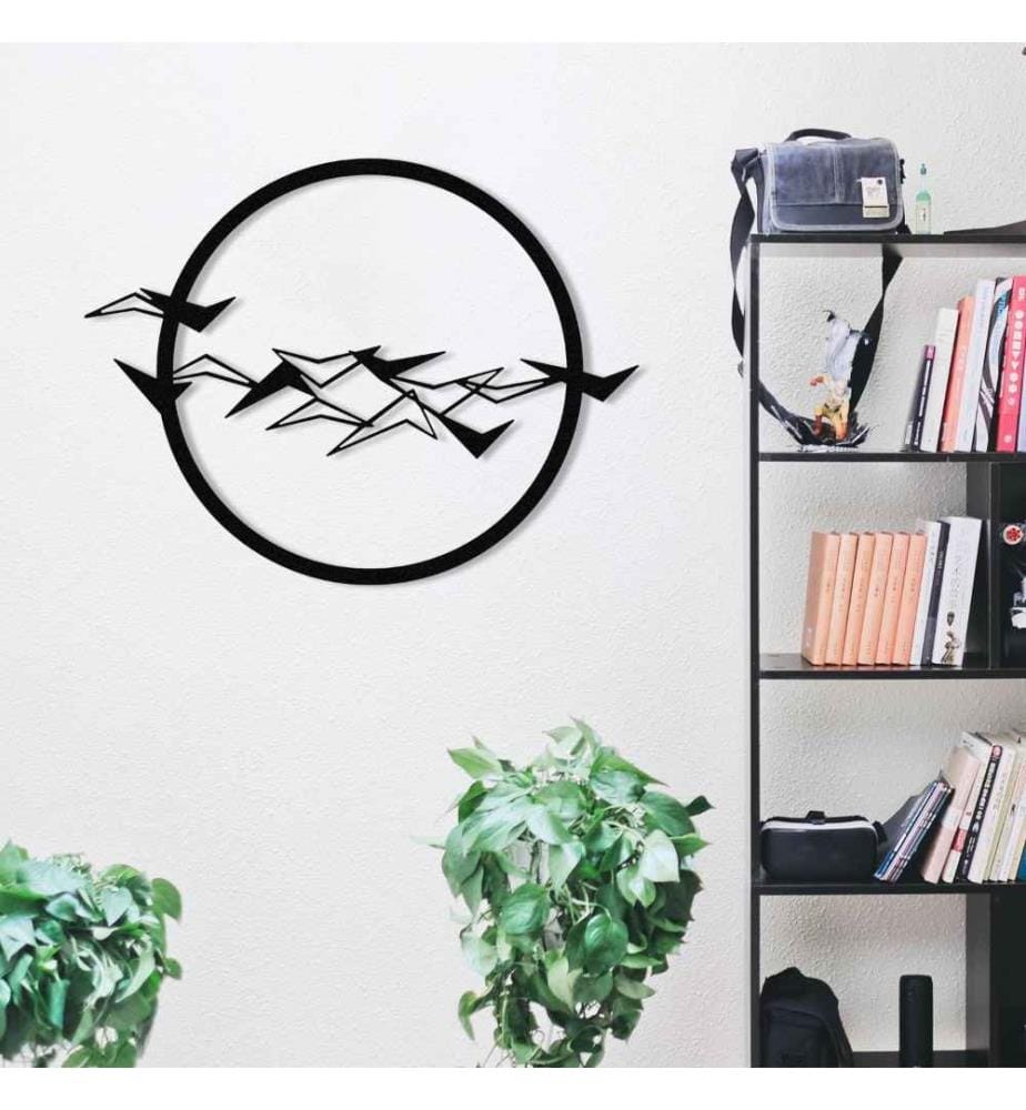 Decorative Metal Wall Accessory, Black, Metal