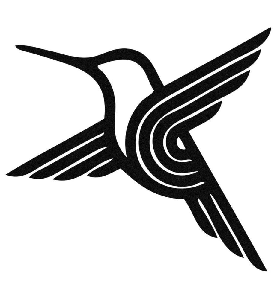 Decorative Metal Wall Accessory, Black, Metal
