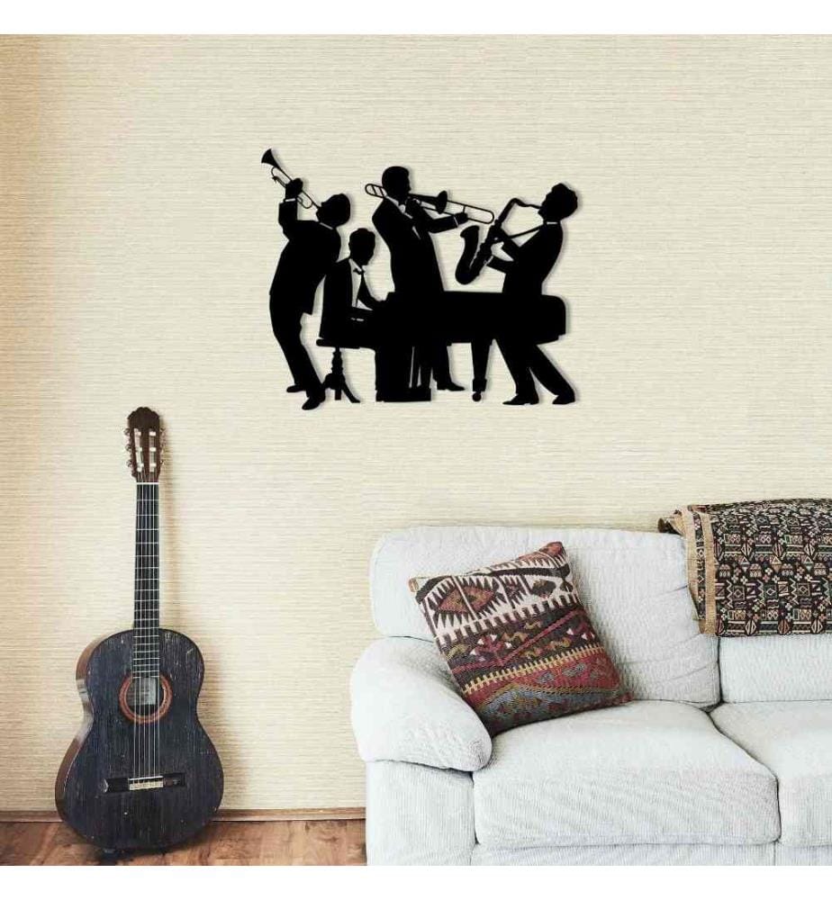 Decorative Metal Wall Accessory, Black, Metal