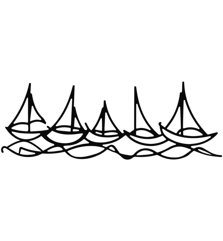 Decorative Metal Wall Accessory, Black, Metal