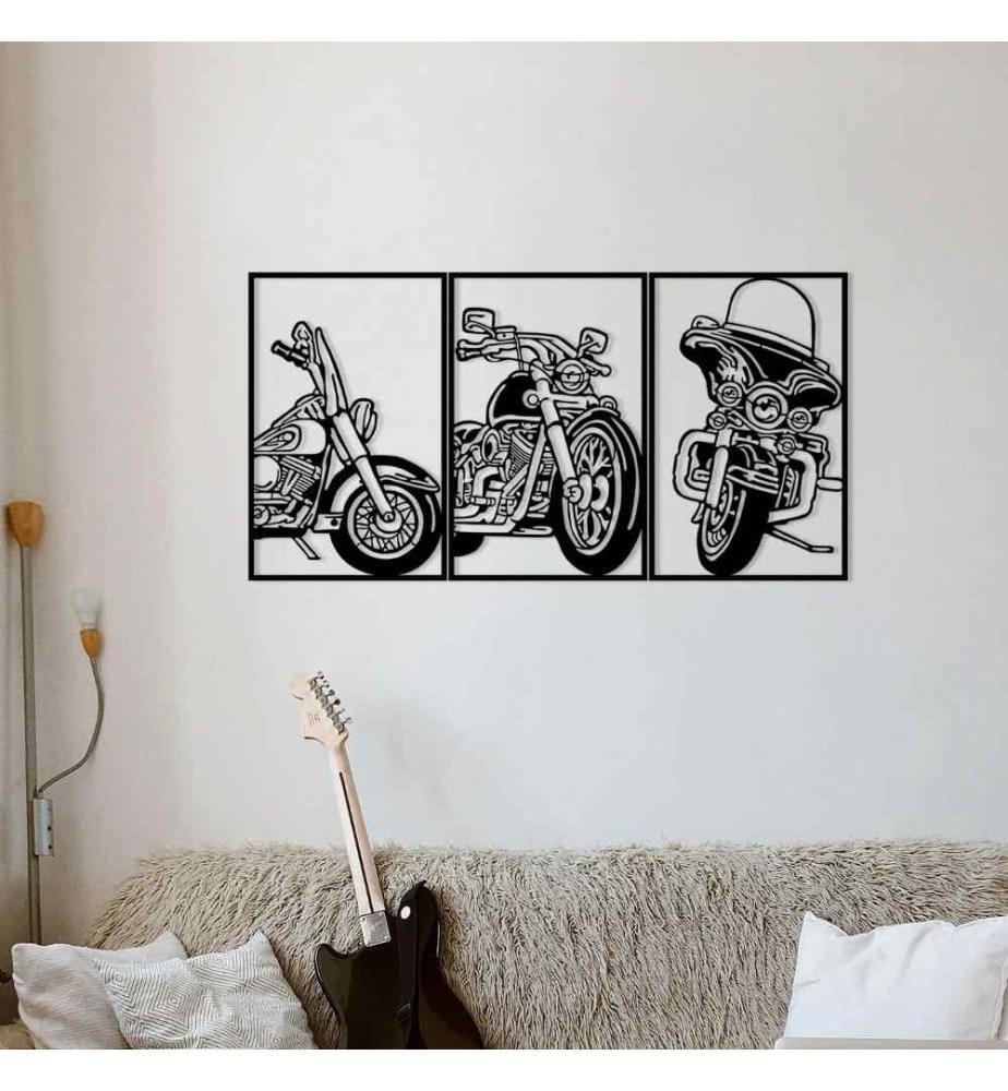 Decorative Metal Wall Accessory, Black, Metal