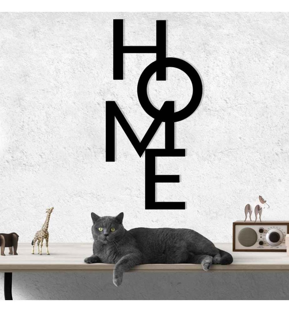 Decorative Metal Wall Accessory, Black, Metal