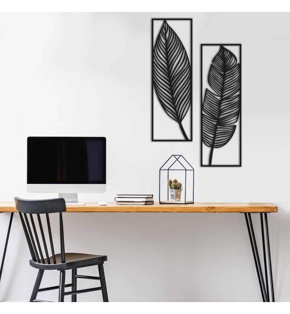 Decorative Metal Wall Accessory, Black, Metal
