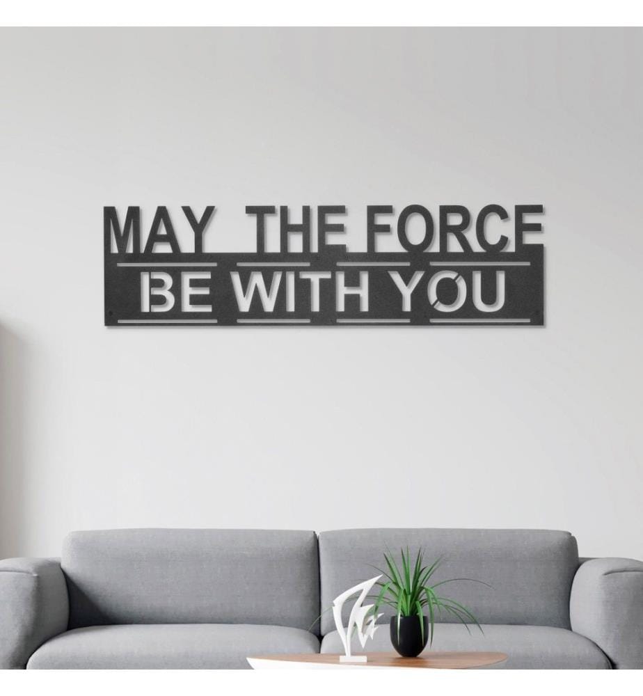 Decorative Metal Wall Accessory, Black, Metal