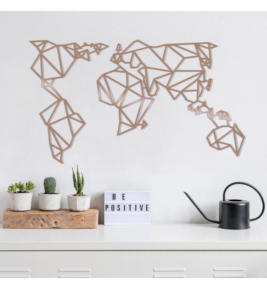 Decorative Metal Wall Accessory, Copper, Metal