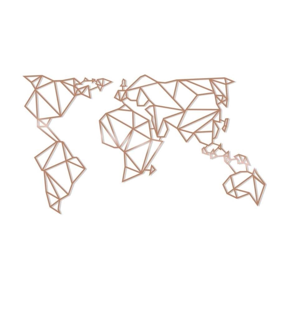 Decorative Metal Wall Accessory, Copper, Metal