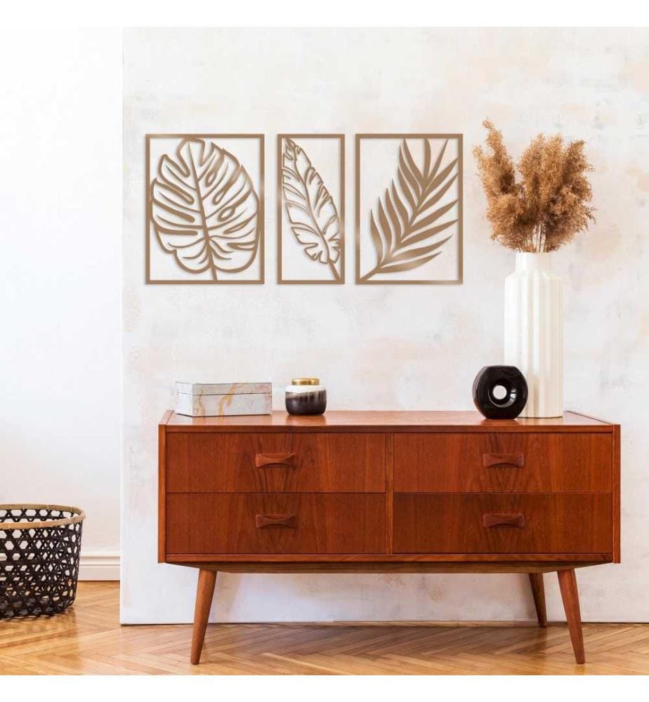 Decorative Metal Wall Accessory, Copper, Metal