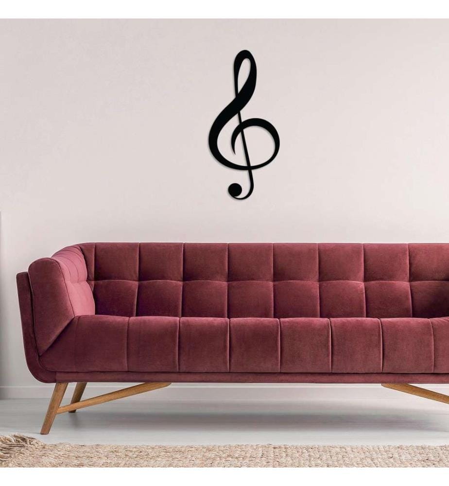 Decorative Metal Wall Accessory, Black, Metal