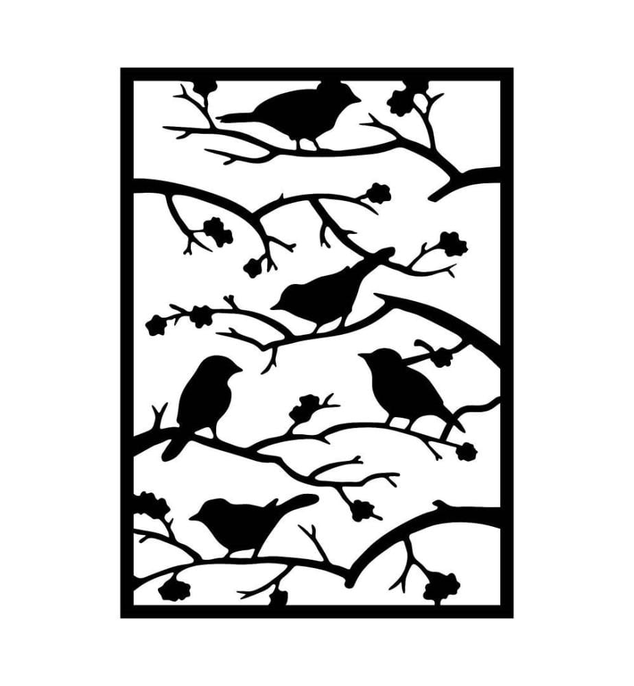 Decorative Metal Wall Accessory, Black, Metal