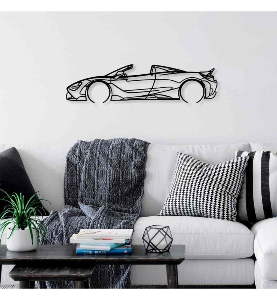 Decorative Metal Wall Accessory, Black, Metal