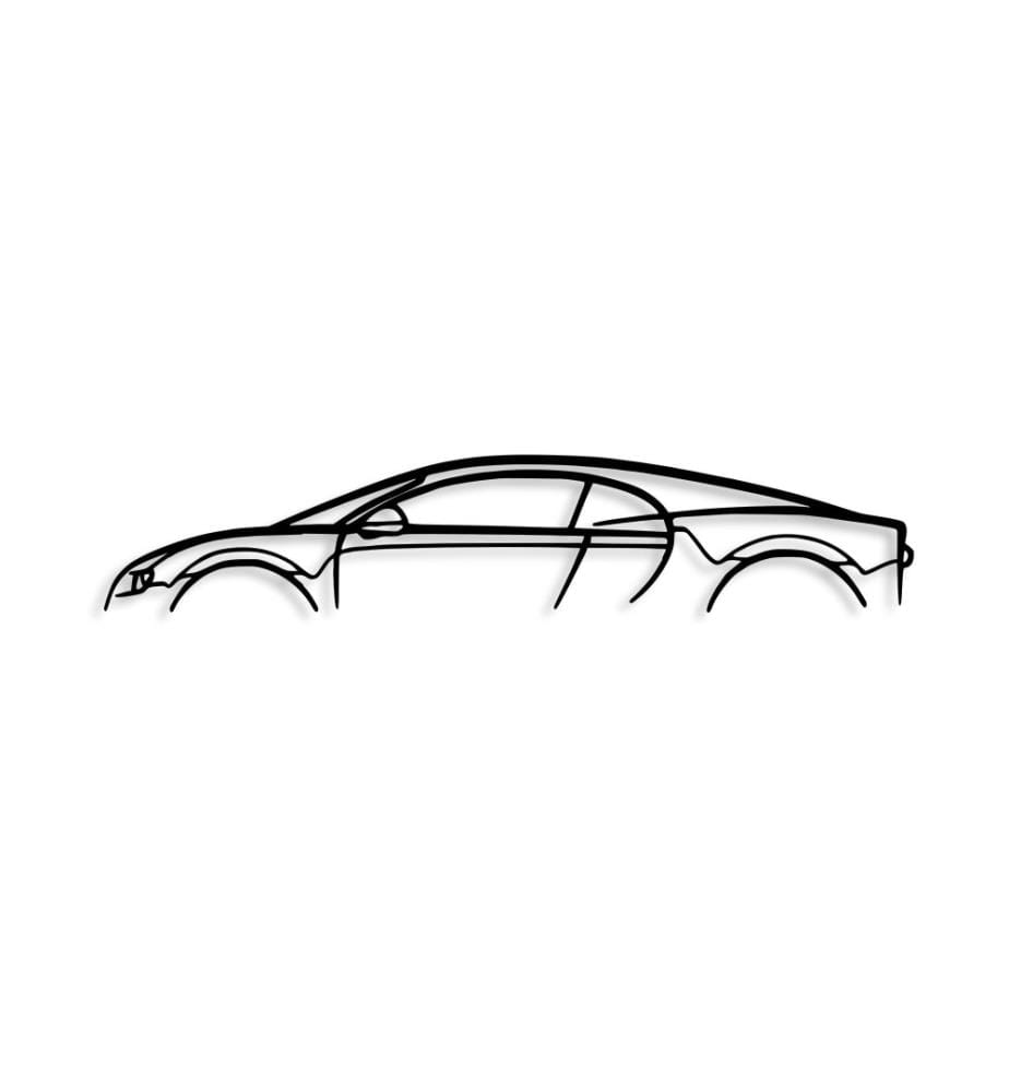 Decorative Metal Wall Accessory, Black, Metal