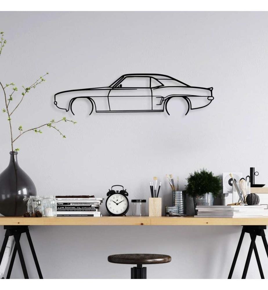 Decorative Metal Wall Accessory, Black, Metal