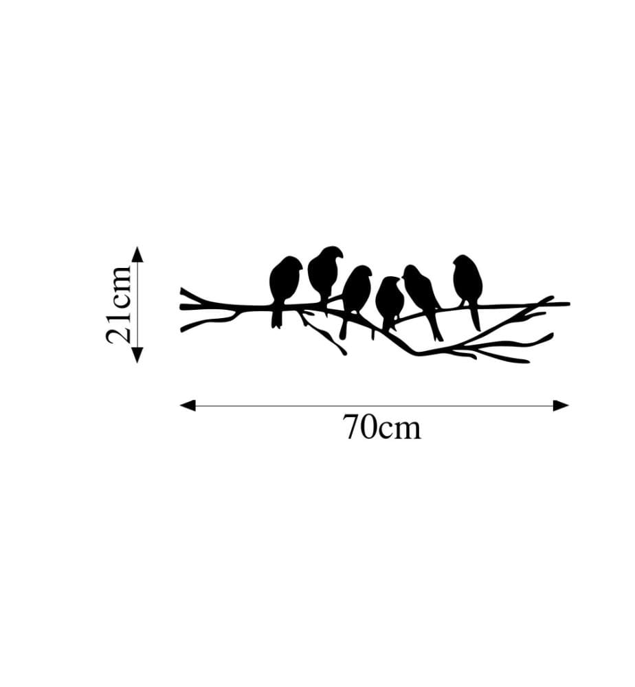 Decorative Metal Wall Accessory, Black, Metal