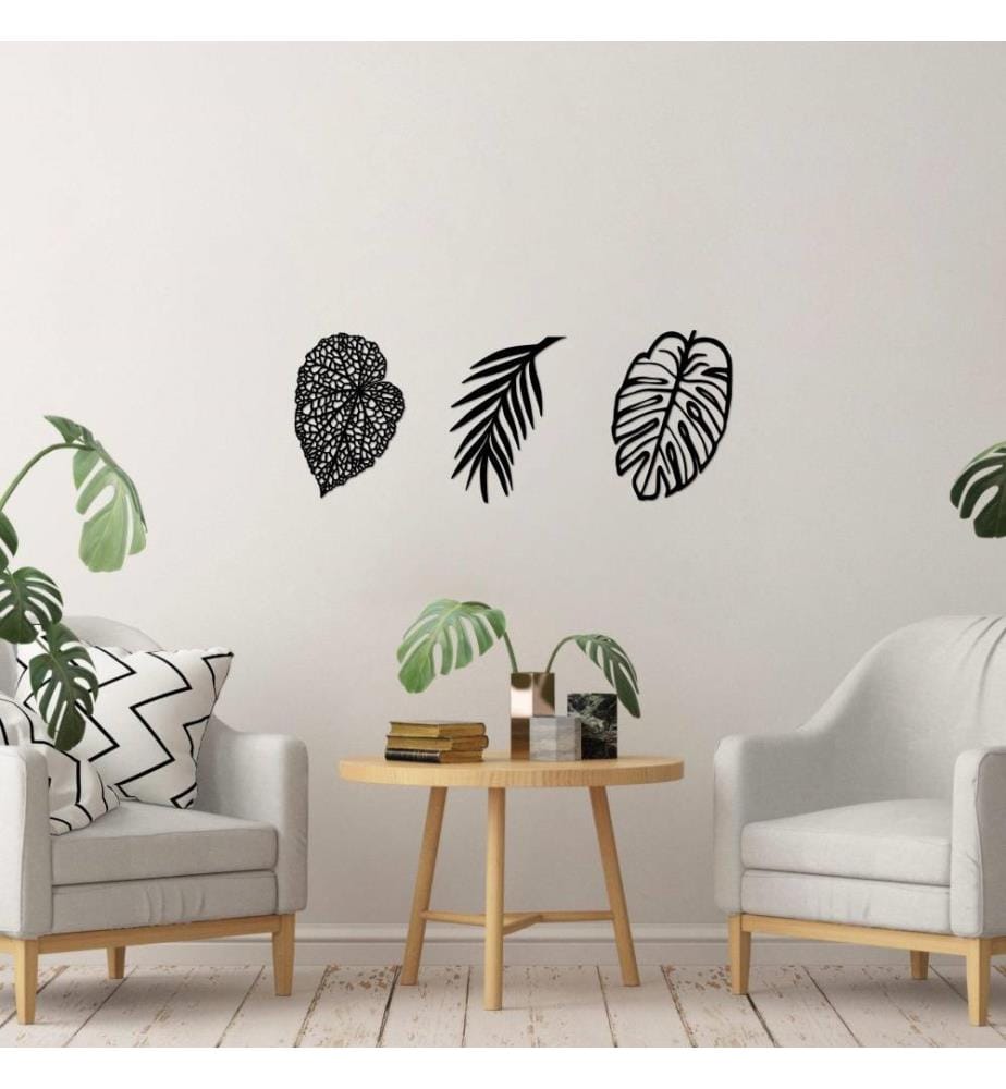 Decorative Metal Wall Accessory, Black, Metal