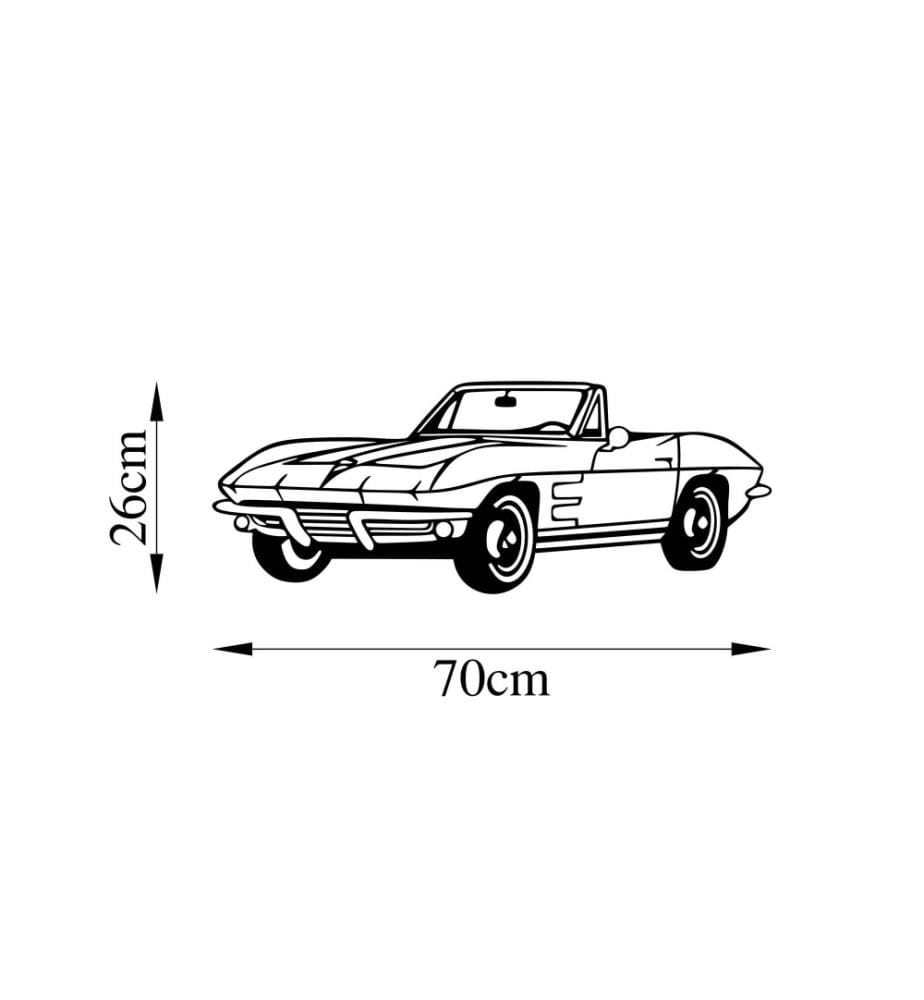 Decorative Metal Wall Accessory, Black, Metal