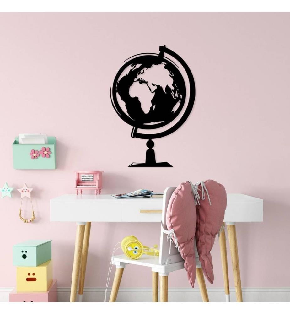 Decorative Metal Wall Accessory, Black, Metal