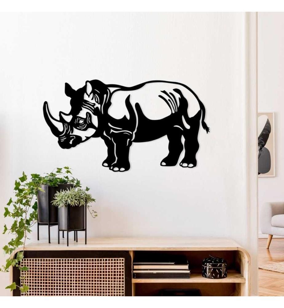 Decorative Metal Wall Accessory, Black, Metal
