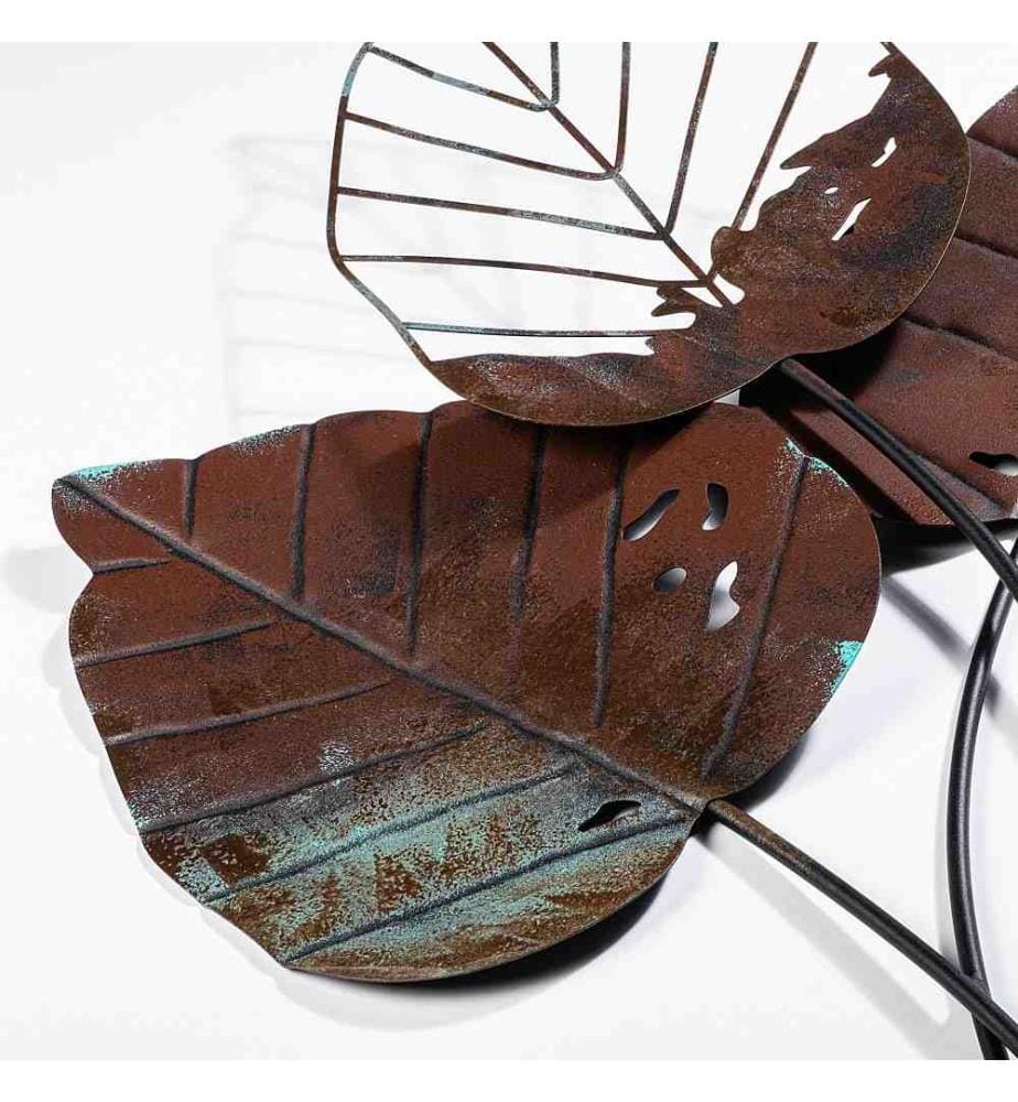 Decorative Metal Wall Accessory, Brown, Metal