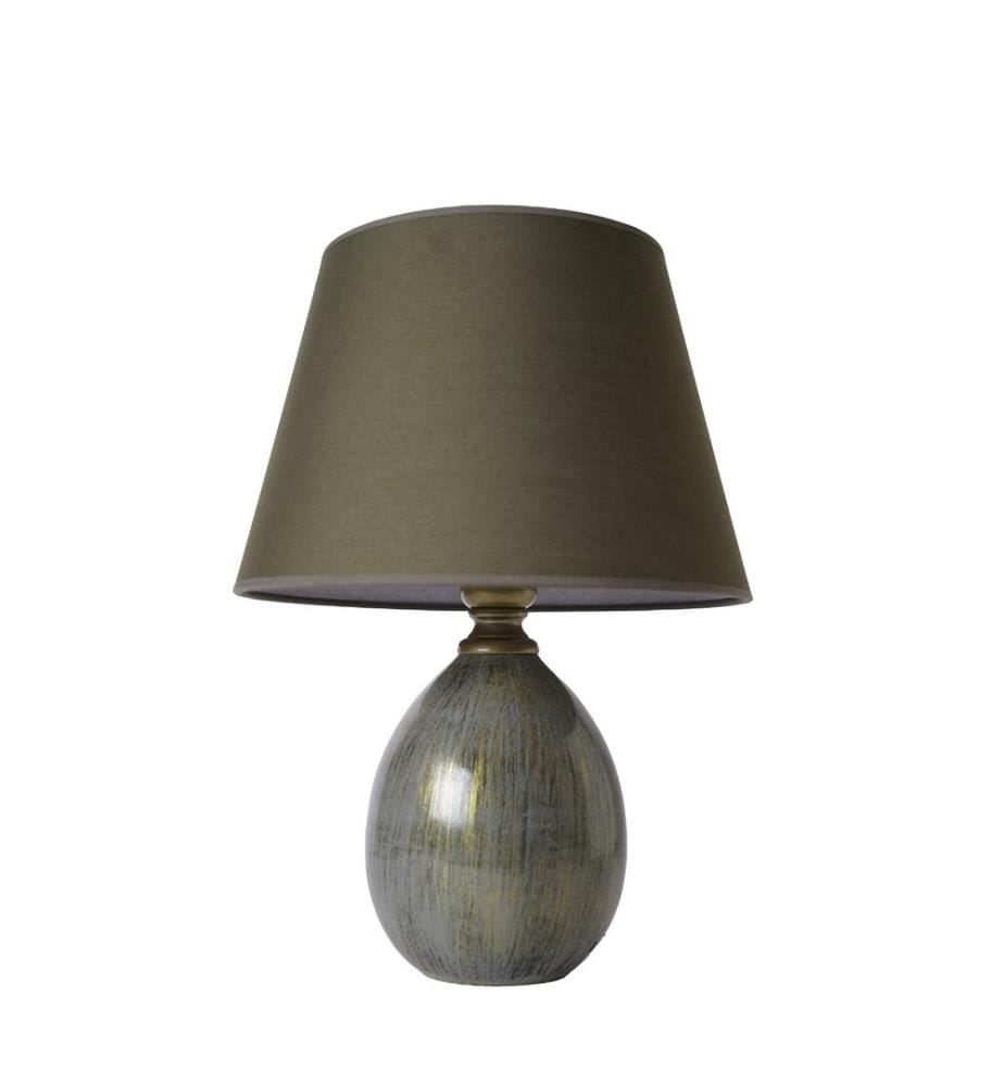 Lampe de table, Multicolor, Ceramic Body, Fabric Cap