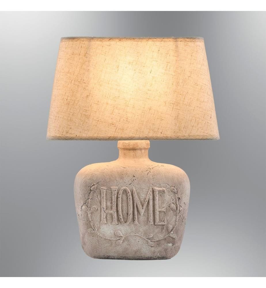 Lampe de table, Gris, Porcelain Body , PVC Cap