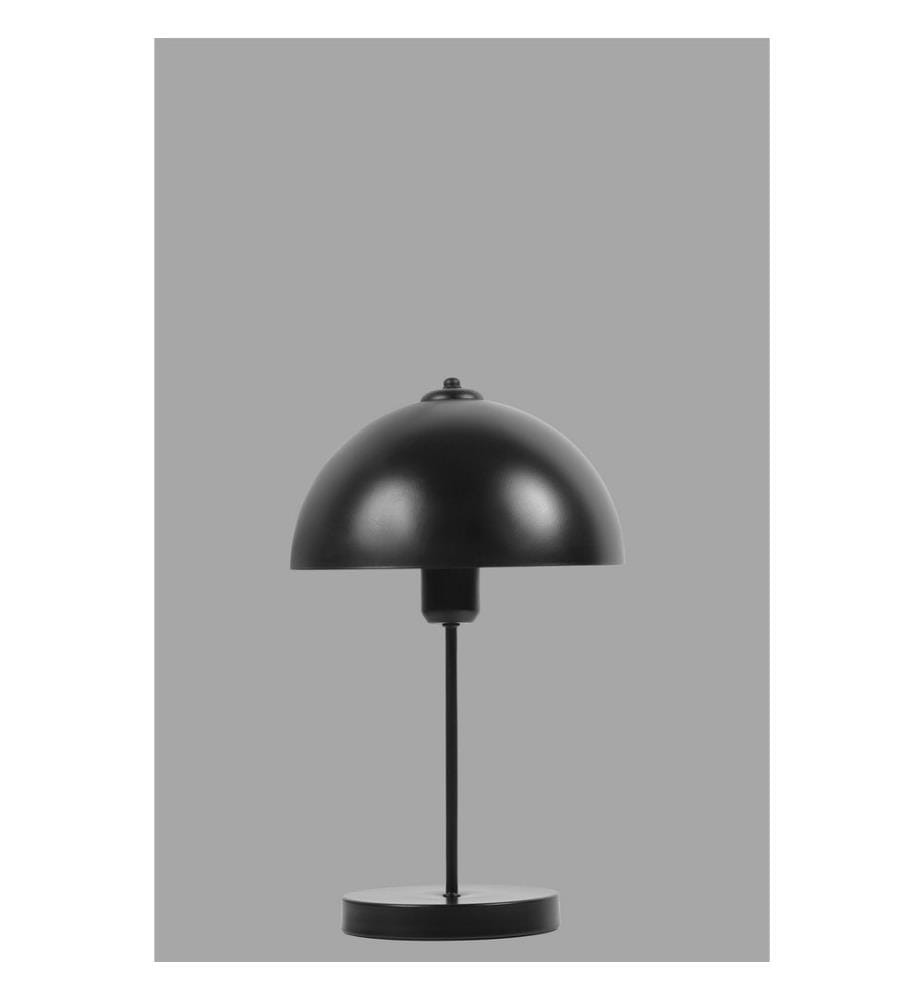 Lampe de table, noire, corps en métal
