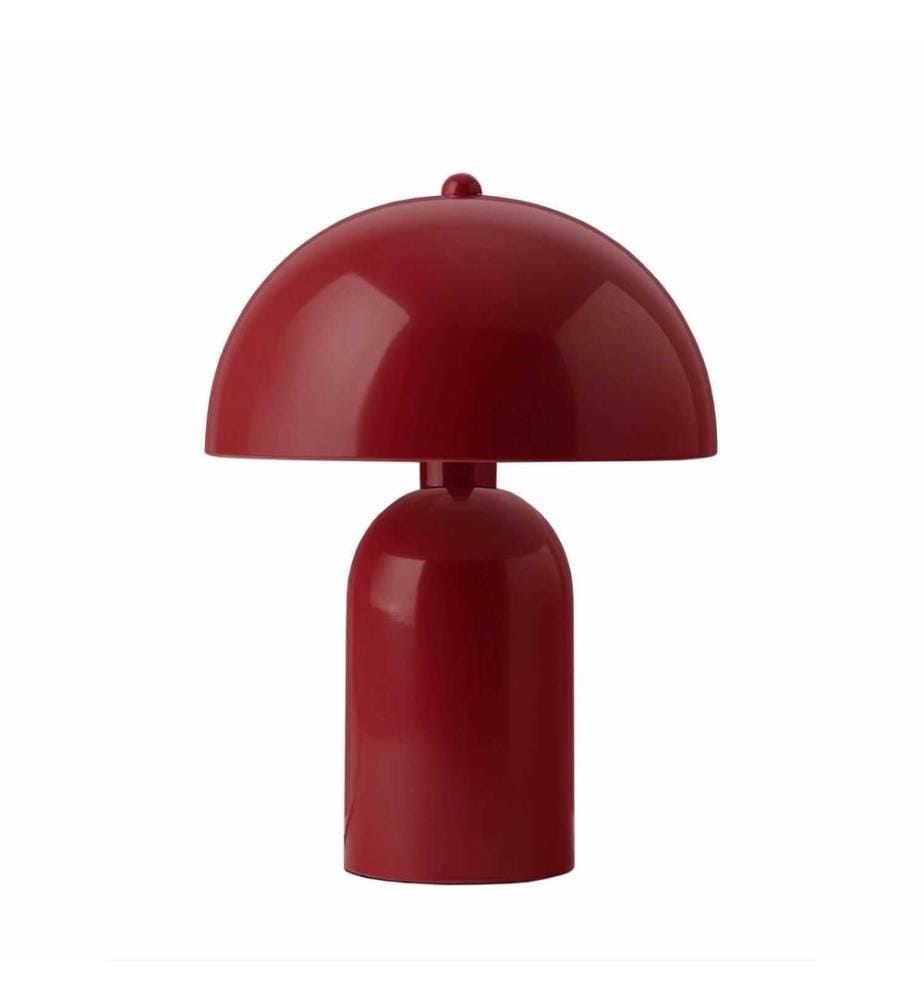 Tischleuchte, Metallgehäuse, Rot