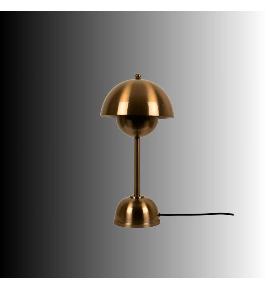 Lampe de table, corps en métal, style antique