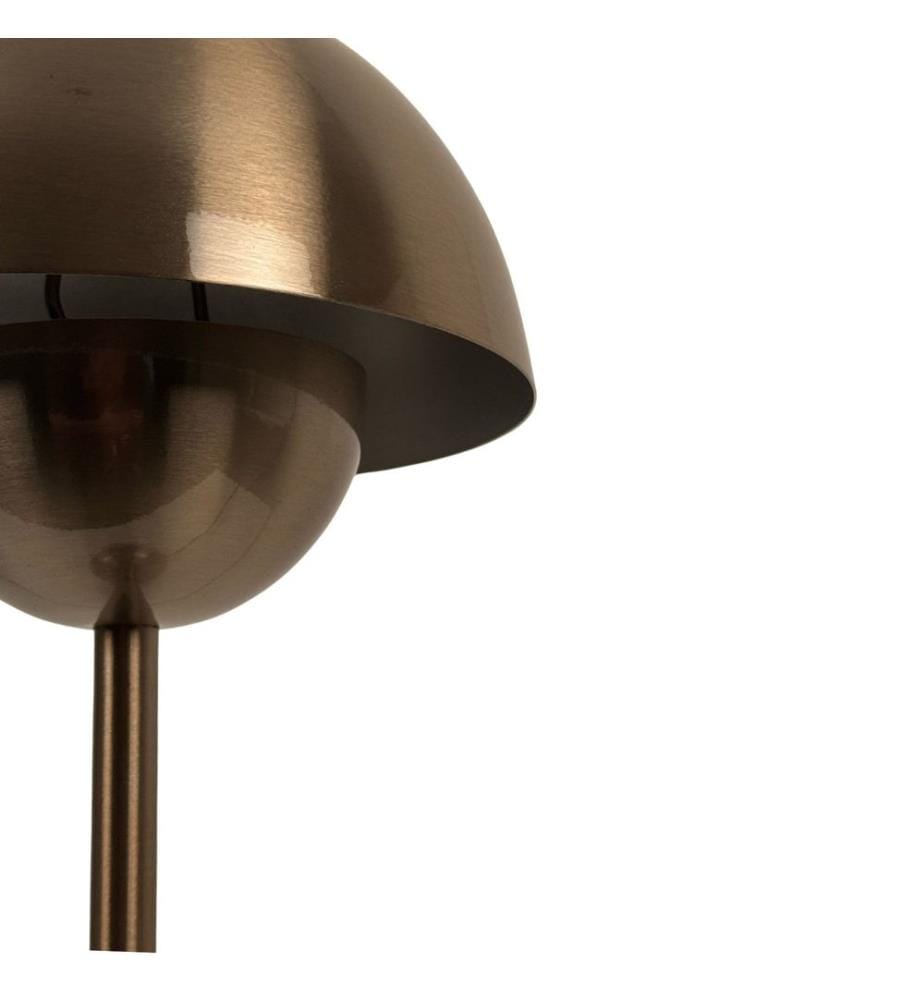 Lampe de table, corps en métal, style antique