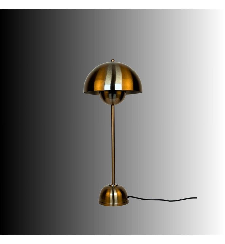 Tischlampe, Metallgehäuse, Antiquität